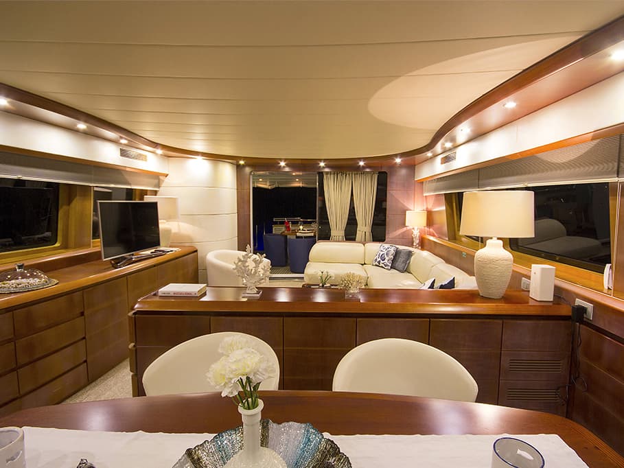Boat interior
