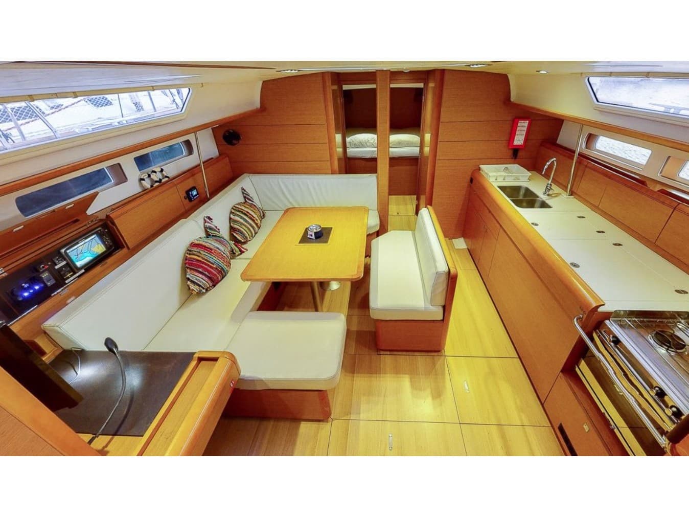 Boat interior